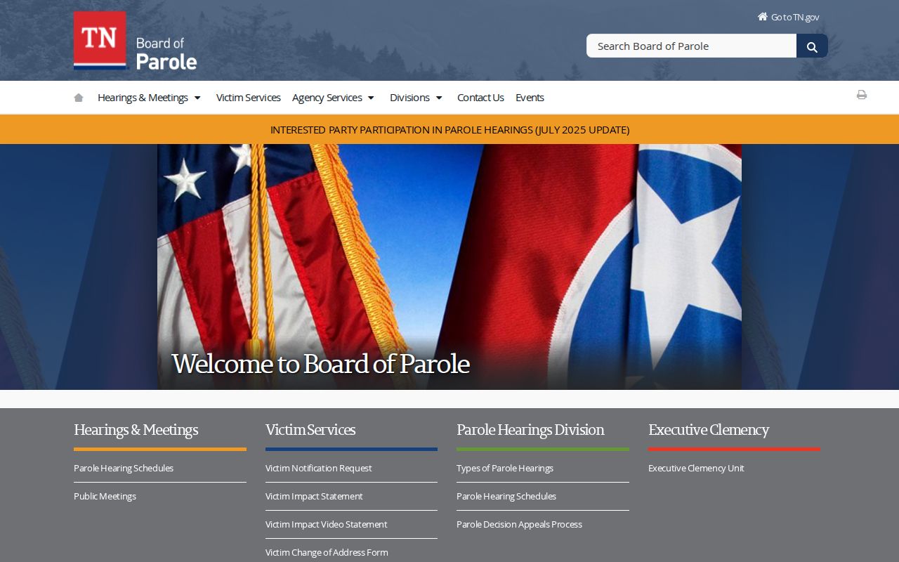 Polk County criminal history Tennessee Board of Parole information