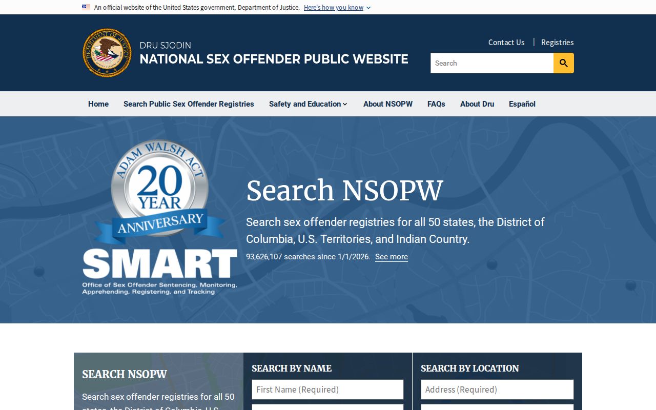 National search layer for Polk County sex offender records